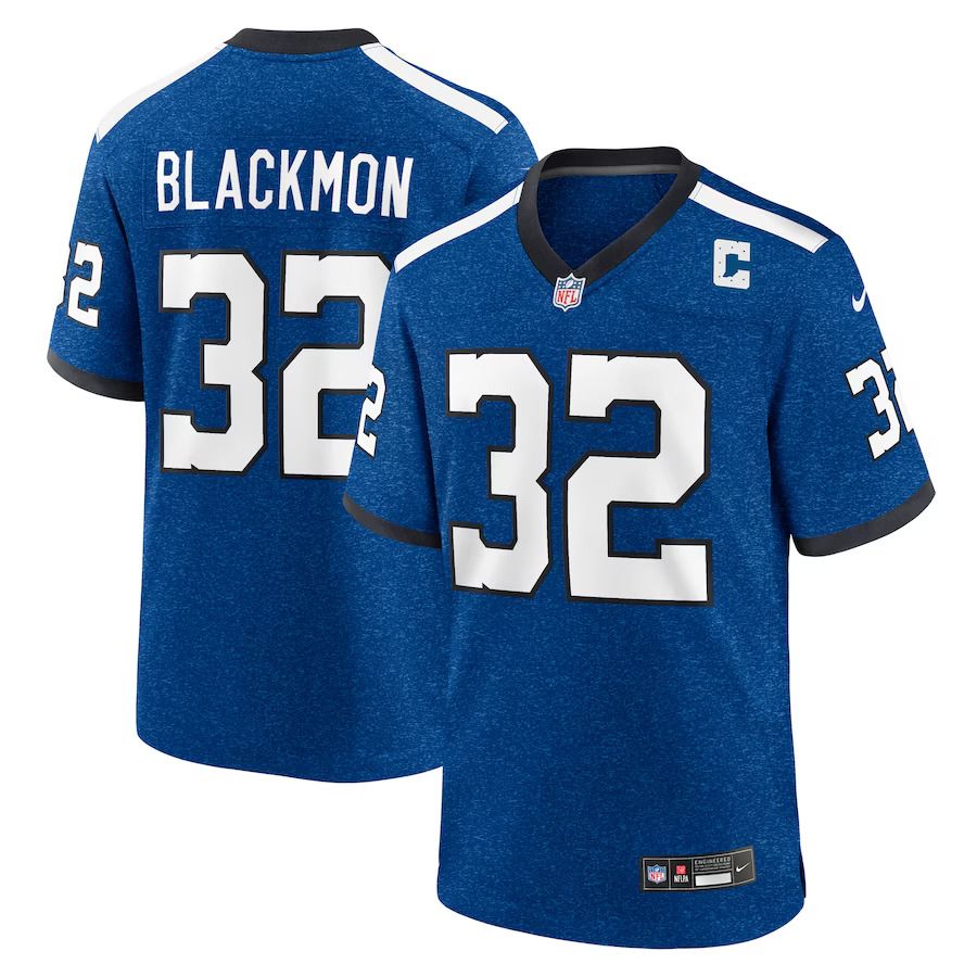 Men Indianapolis Colts #32 Julian Blackmon Nike Royal Indiana Nights Alternate Game NFL Jersey